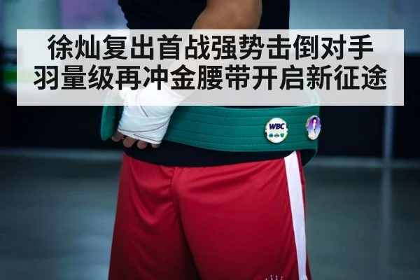 徐灿复出首战强势击倒对手 羽量级再冲金腰带开启新征途